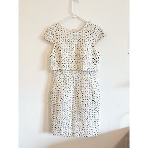J.Crew Tweed Dress Dalmation‎ Print